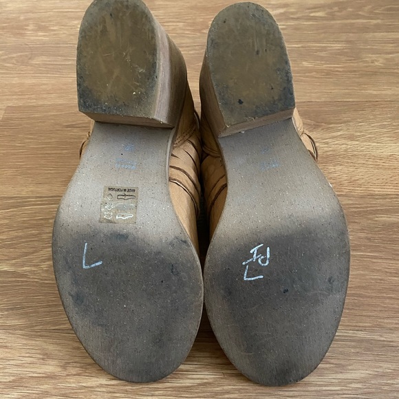 Free People Braided Woven Leather Ankle Boots - Picture 8 of 9